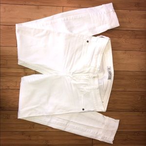 White Abercrombie Skinny Jeans